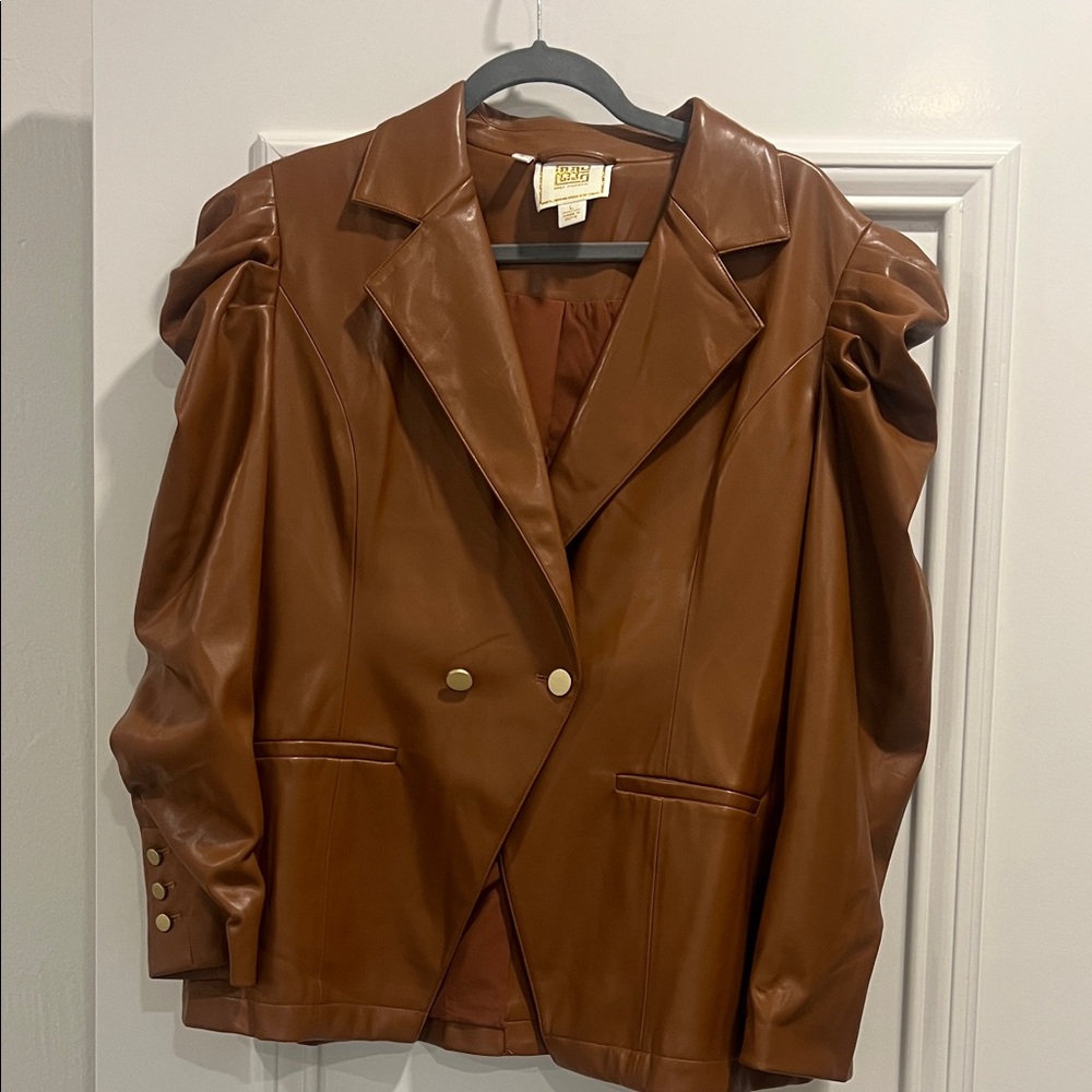Brown Leather Women's Jacket